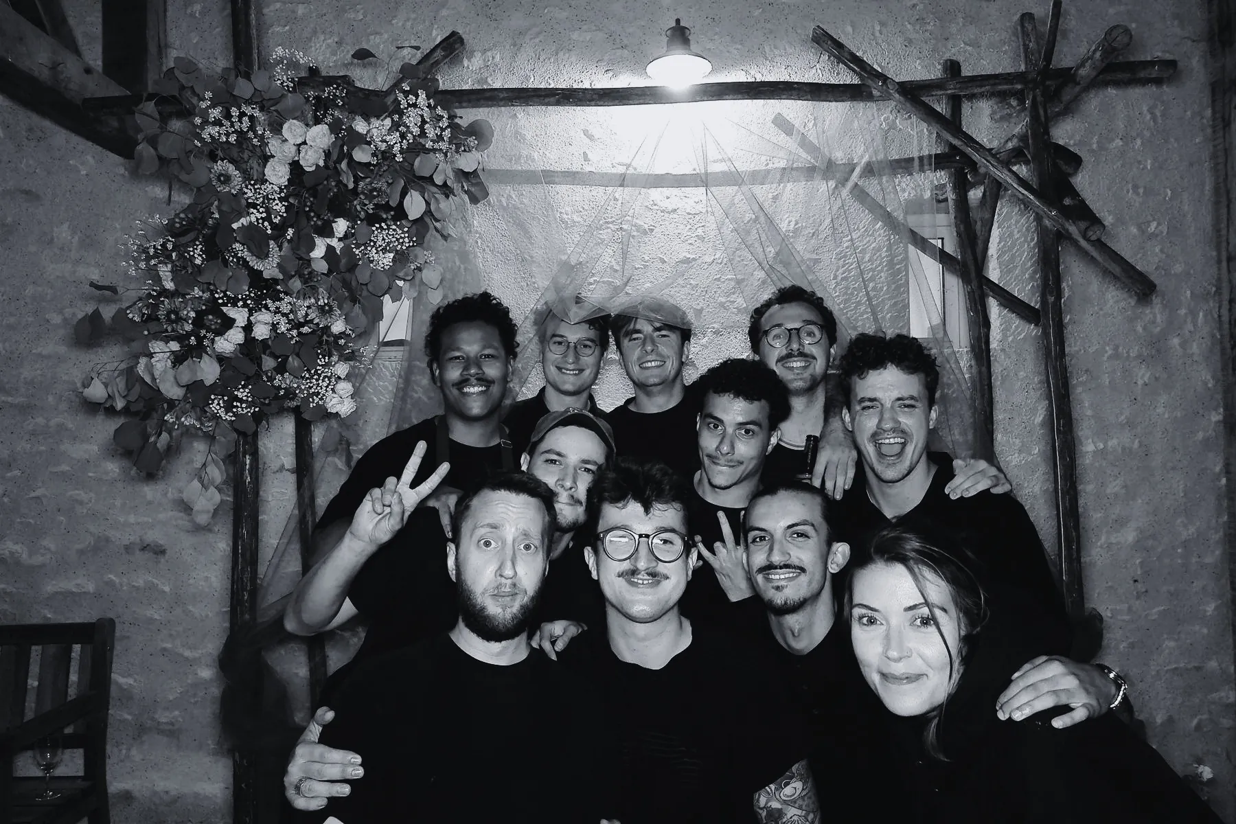 La brigade Great au complet, sourires et grimaces